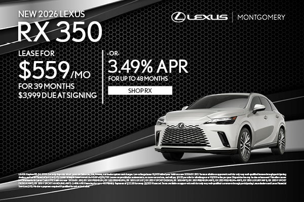 NEW 2026 LEXUS RX 350