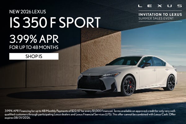 NEW 2026 LEXUS IS 350